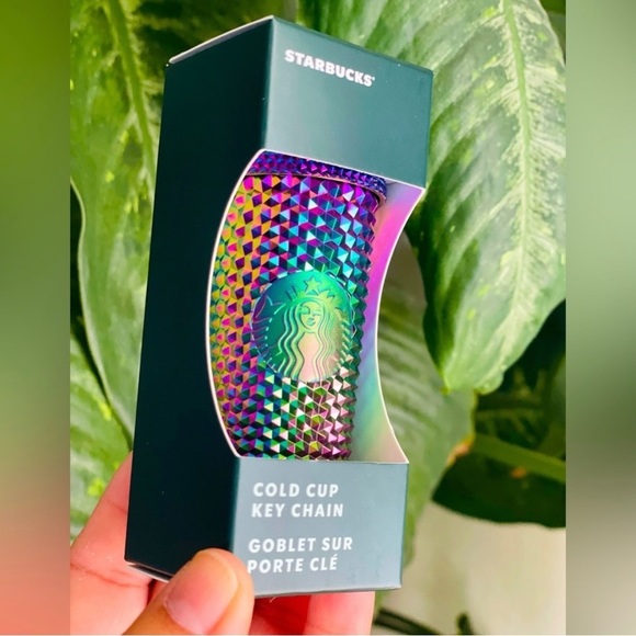 Starbucks Halloween 2023 Oil slick studded keychain - Picture 2 of 3